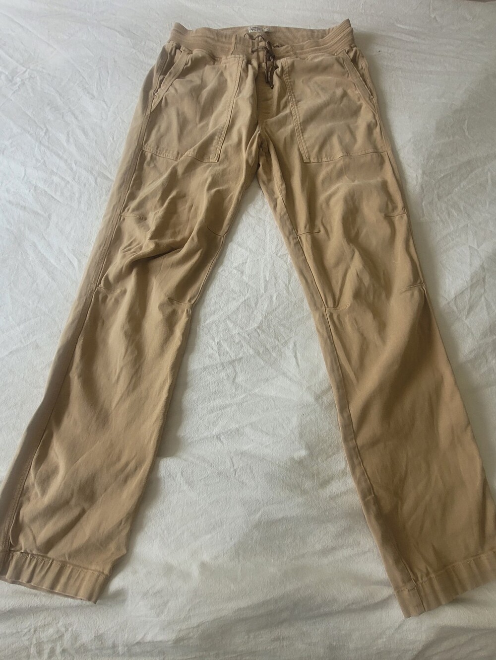 Faherty Men's Tan Drawstring Casual Pants